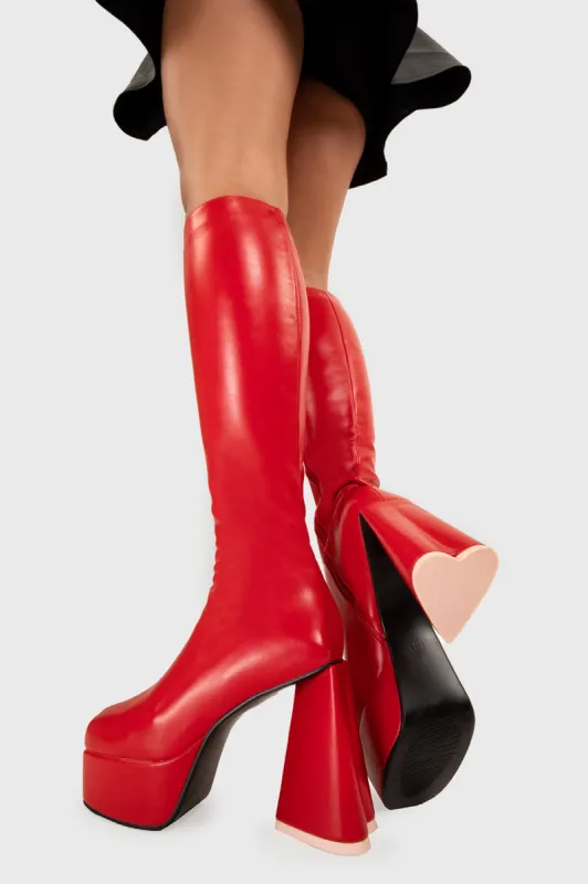 Sweet Talker Platform Knee High Boots sold by Lamoda
