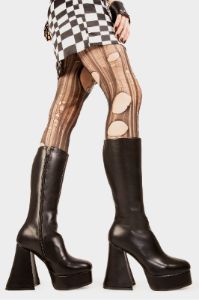 Infatuation Platform Calf Boots sold by Lamoda