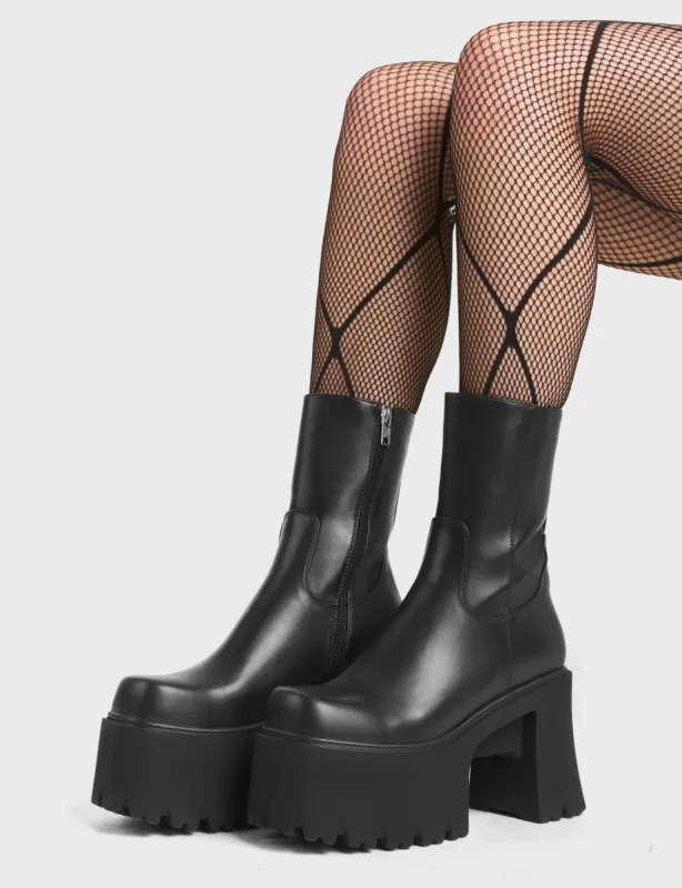 Rational Chunky Platform Ankle Boots sold by Lamoda