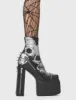 Unbowed Platform Creeper Ankle Boots sold by Lamoda