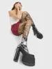 Unbowed Platform Creeper Ankle Boots sold by Lamoda