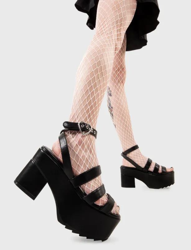Step It Up Chunky Platform Sandals sold by Lamoda