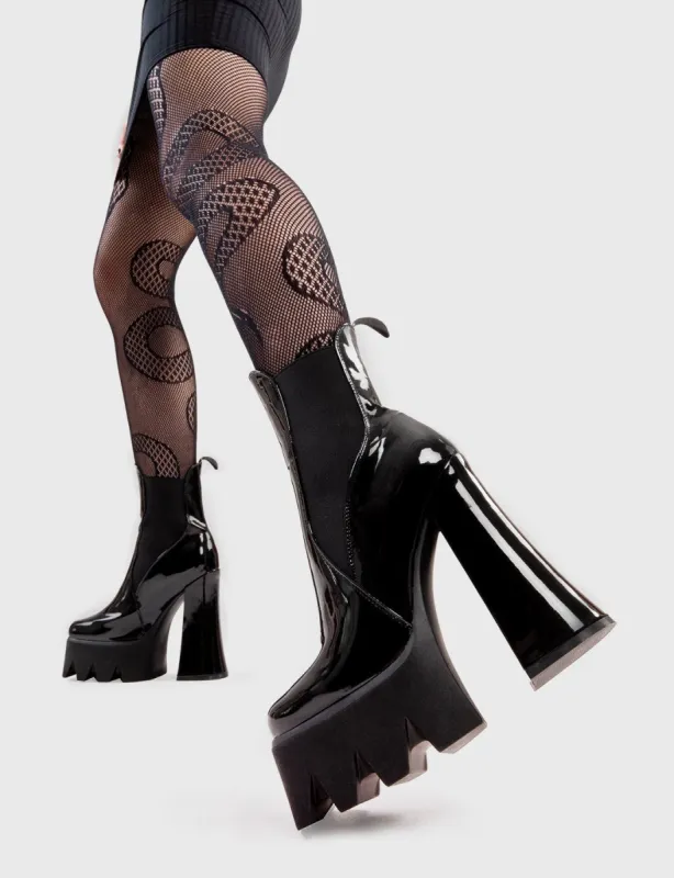 Lumiel Platform Ankle Boots made by Lamoda