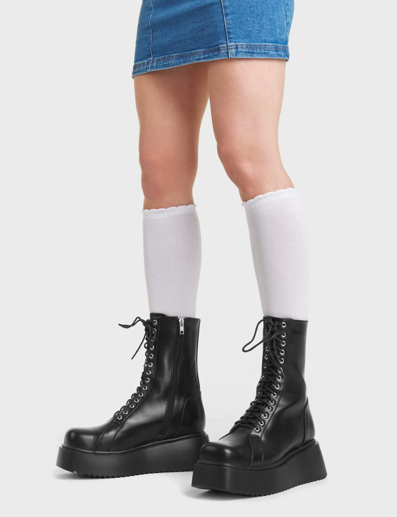 Play That Punk Chunky Ankle Boots sold by Lamoda
