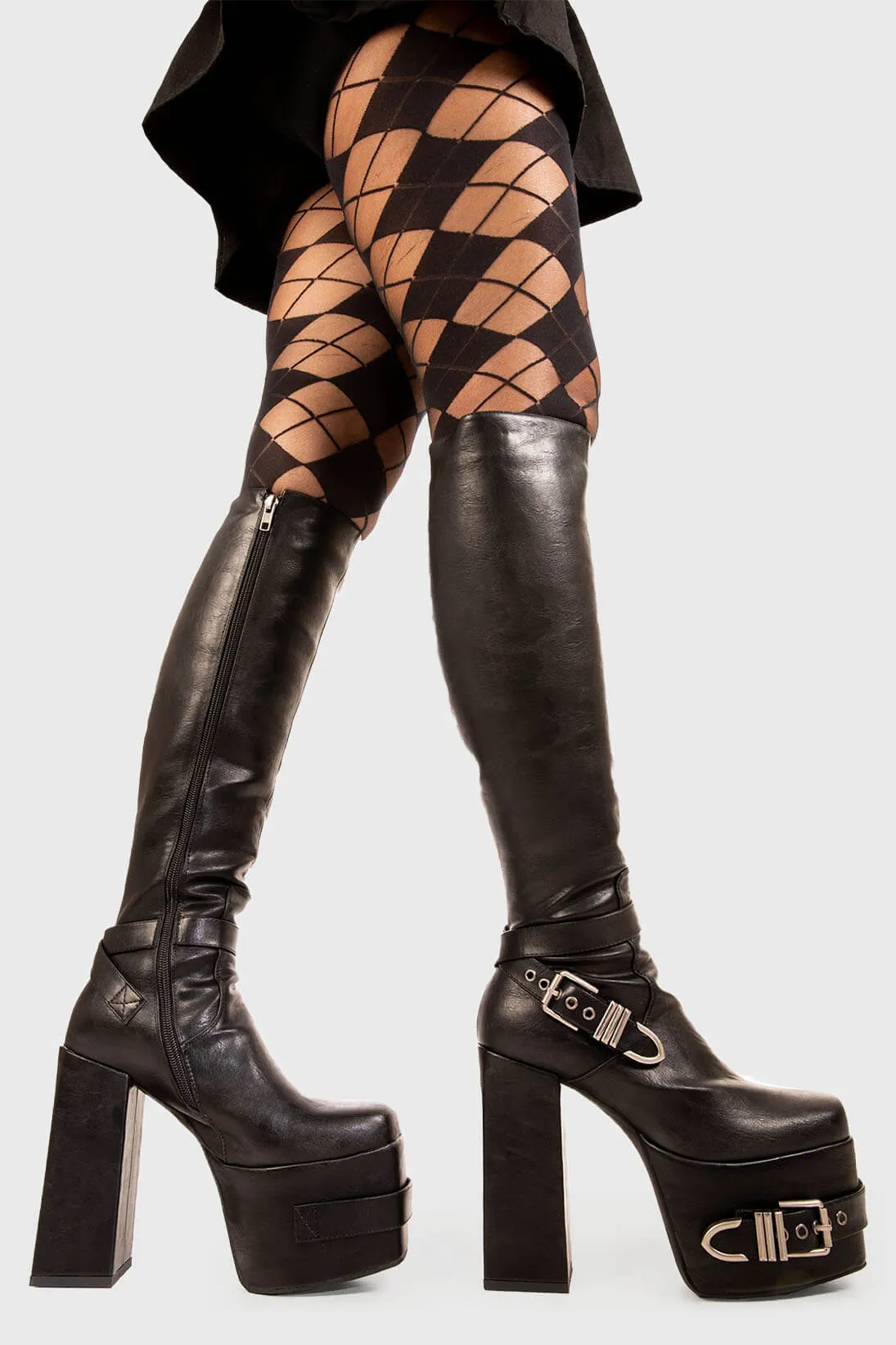 Blair Platform Knee High Boots sold by Lamoda product image thumbnail 3