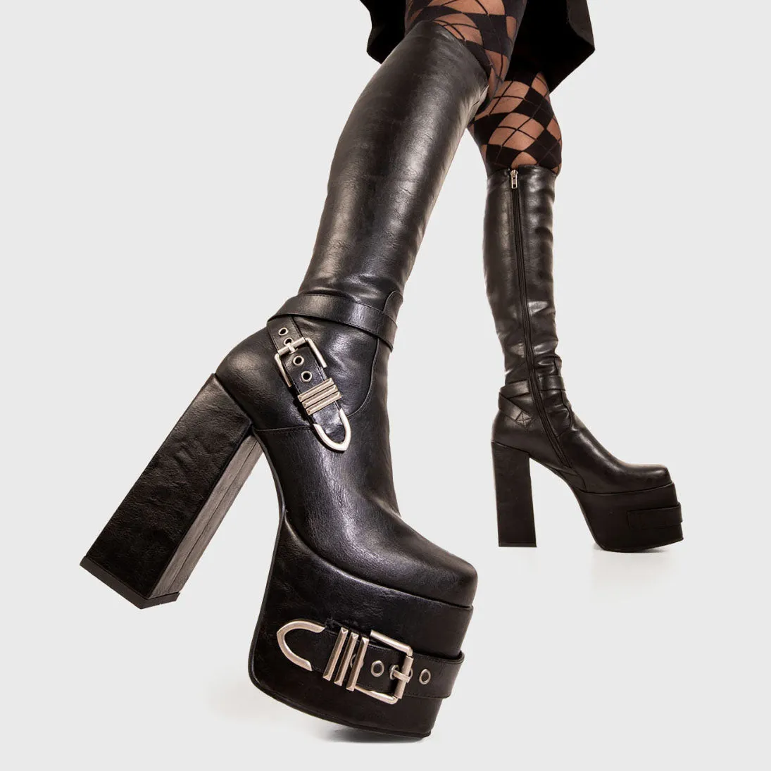 Blair Platform Knee High Boots sold by Lamoda product image thumbnail 4