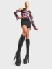 Rockstar Girlfriend Platform Knee High Boots sold by Lamoda