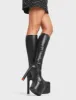 Rockstar Girlfriend Platform Knee High Boots sold by Lamoda