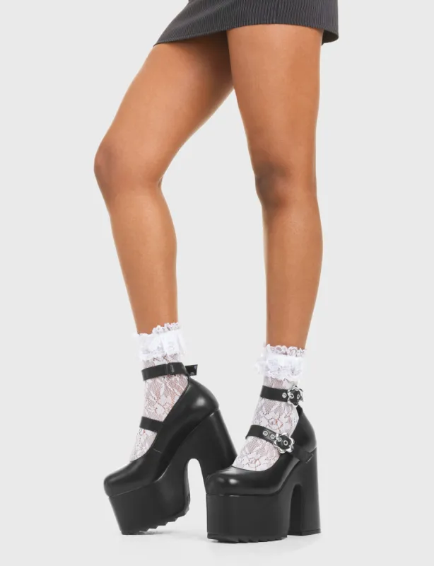 Blossom Hill Platform Heels sold by Lamoda