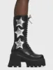 Big League Chunky Platform Calf Boots sold by Lamoda