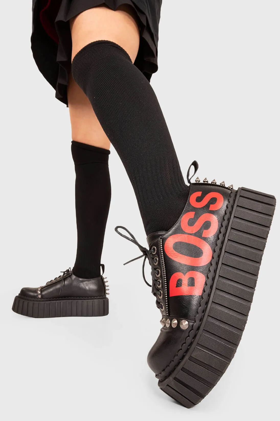 Boss Babe Chunky Creeper Shoes sold by Lamoda