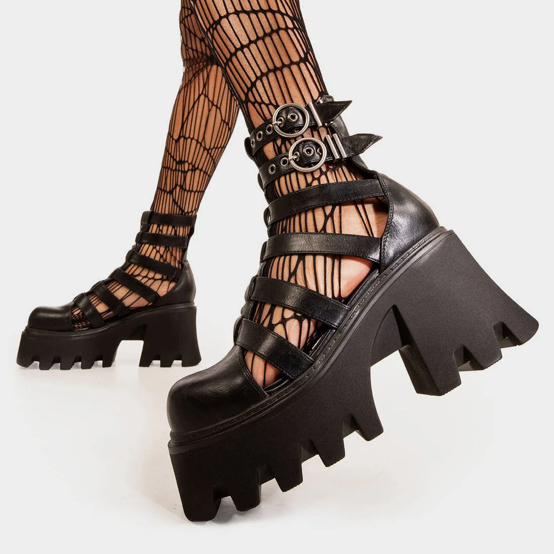 Hypnotised Chunky Platform Ankle Boots sold by Lamoda product image thumbnail 4