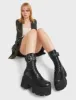 Injustice Chunky Platform Ankle Boots sold by Lamoda