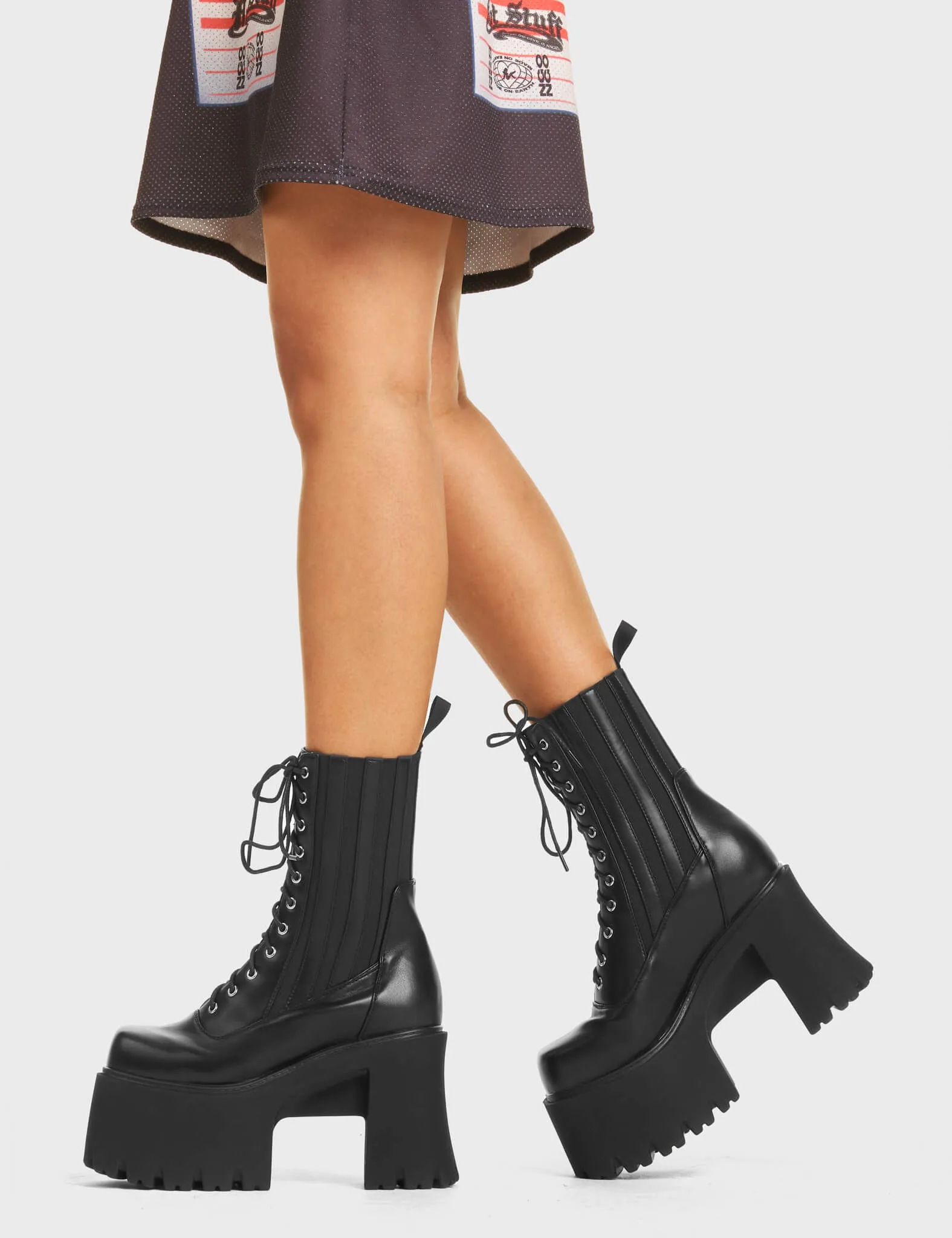 Mislead Me Chunky Platform Ankle Boots sold by Lamoda product image thumbnail 4
