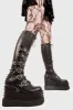Overkill Chunky Platform Knee High Boots sold by Lamoda