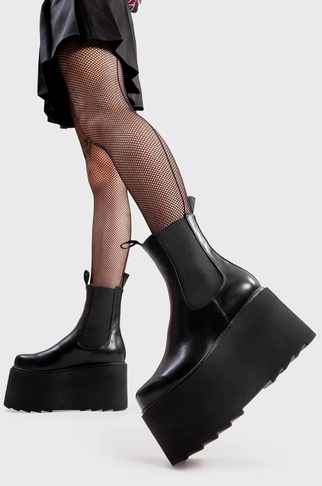 Time Waster Chunky Platform Ankle Boots sold by Lamoda