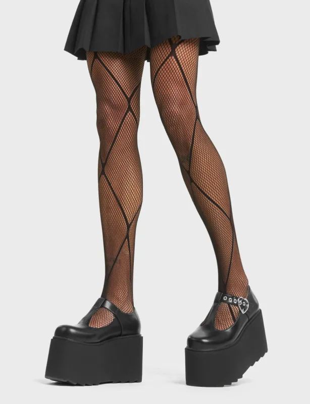 All I Think About Chunky Platform Mary Jane Shoes sold by Lamoda