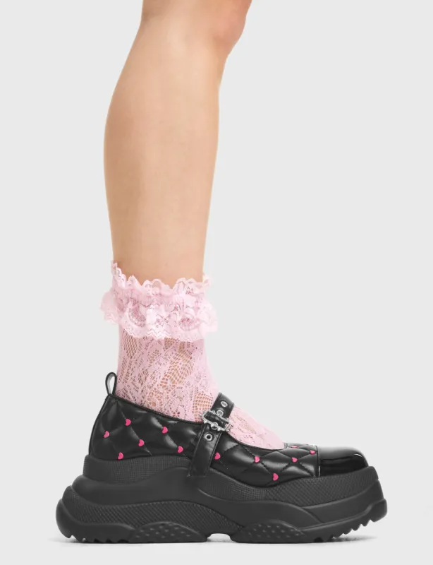 Devotion Chunky Platform Mary Jane Shoes sold by Lamoda