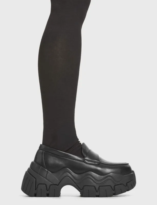 Scheming Chunky Platform Loafer Shoes sold by Lamoda