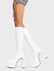 Talk Platform Knee High Boots sold by Lamoda
