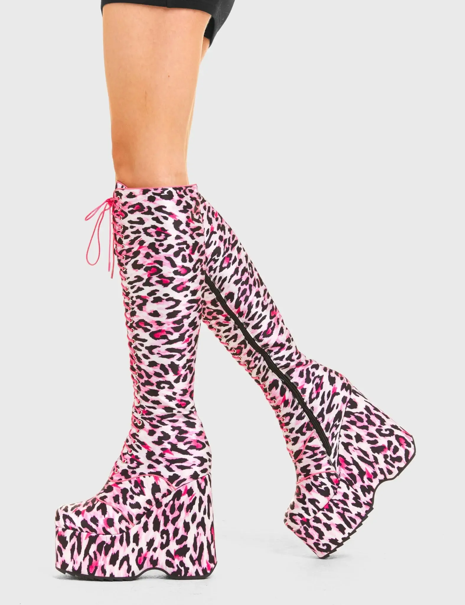 Kiss City Chunky Platform Knee High Boots sold by Lamoda product image thumbnail 3