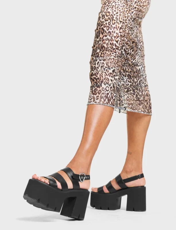 Sunday Love Chunky Platform Sandals sold by Lamoda