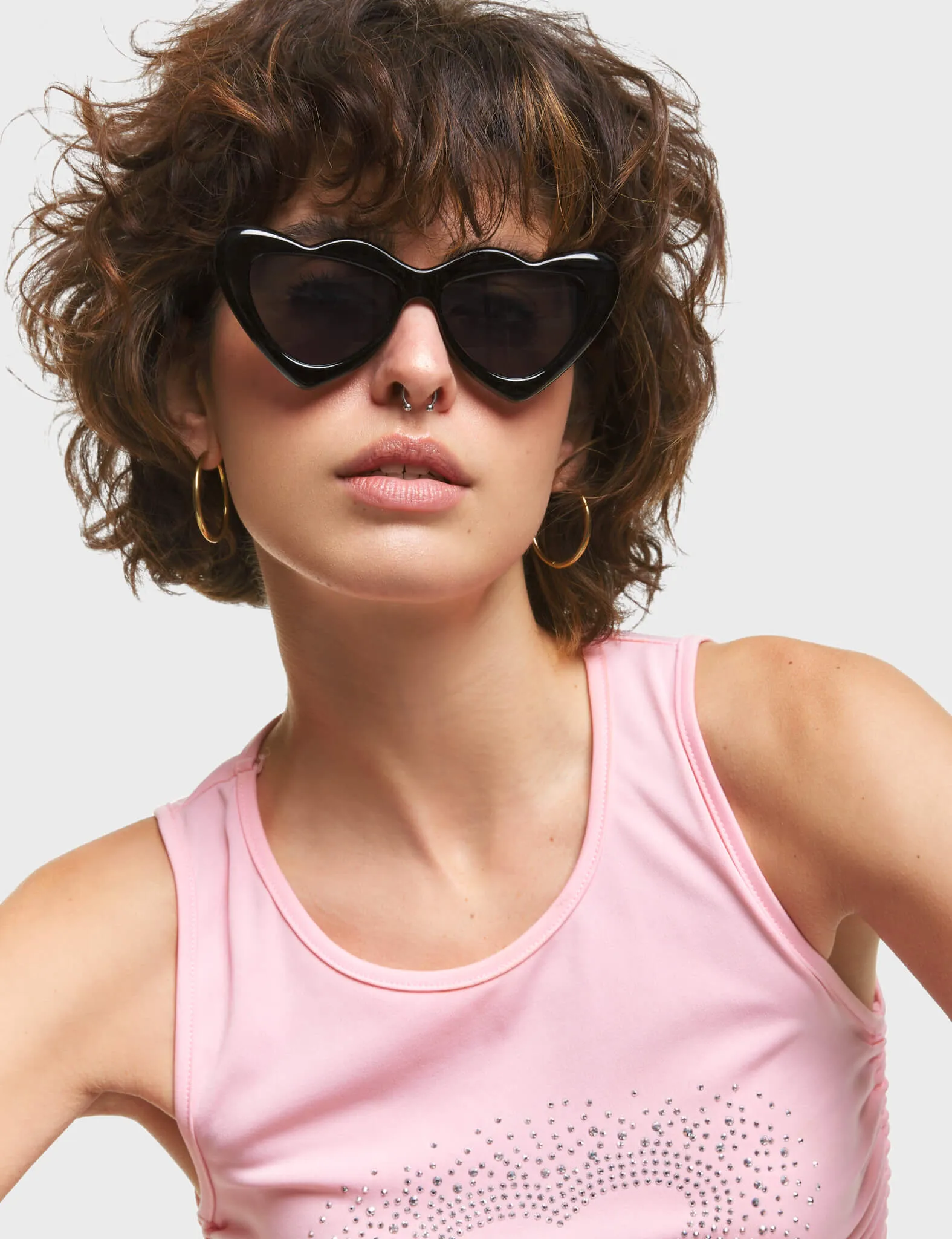 Heart Stopper Cateye Sunglasses sold by Lamoda product image thumbnail 4