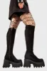 Ready Wide Calf Chunky Platform Knee High Boots sold by Lamoda