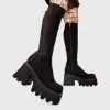 Ready Wide Calf Chunky Platform Knee High Boots sold by Lamoda