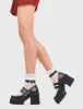 Lamoda Freestyle Black Chunky Mary Jane Shoes Trendy Comfortable Fashion sold by Lamoda