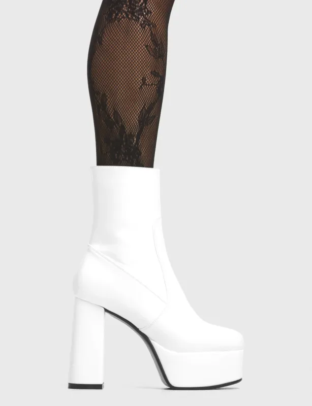 Making Moves Platform Ankle Boots sold by Lamoda