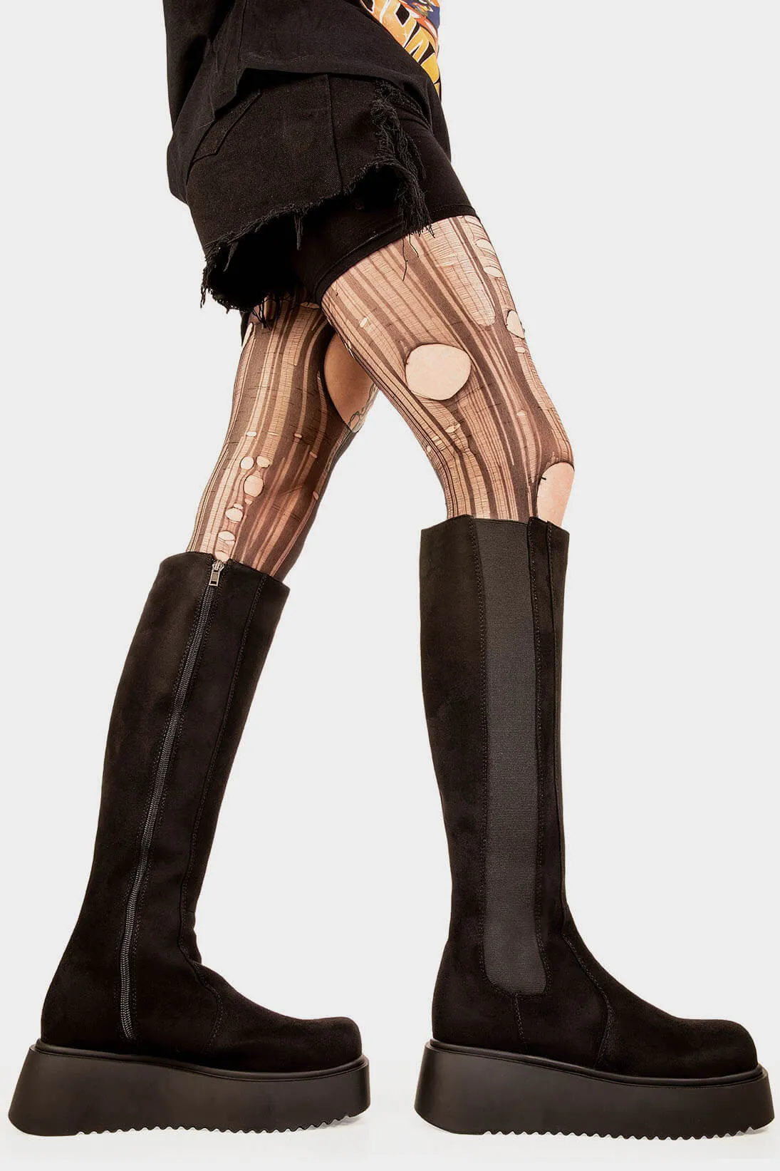 Powerful Chunky Knee High Boots sold by Lamoda product image thumbnail 3