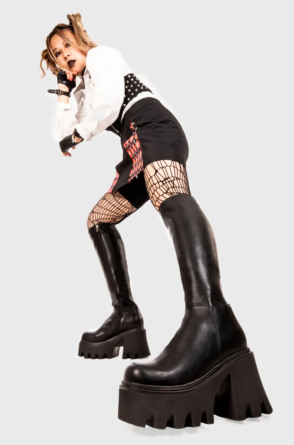 Ready Chunky Platform Knee High Boots sold by Lamoda product image thumbnail 2