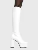 Whatta Showdown Platform Knee High Boots sold by Lamoda