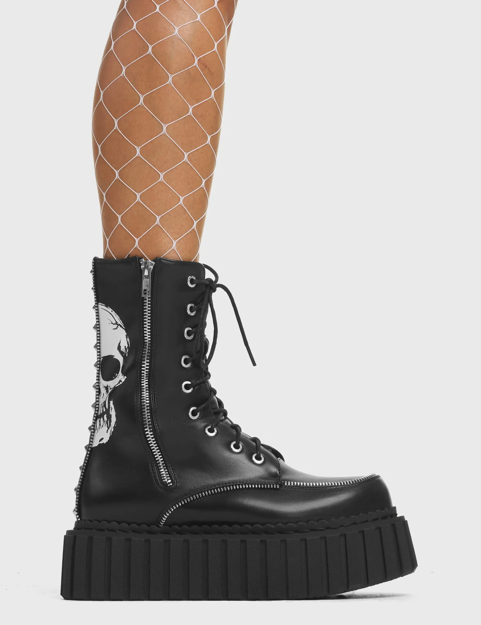 Offend You Chunky Creeper Ankle Boots sold by Lamoda