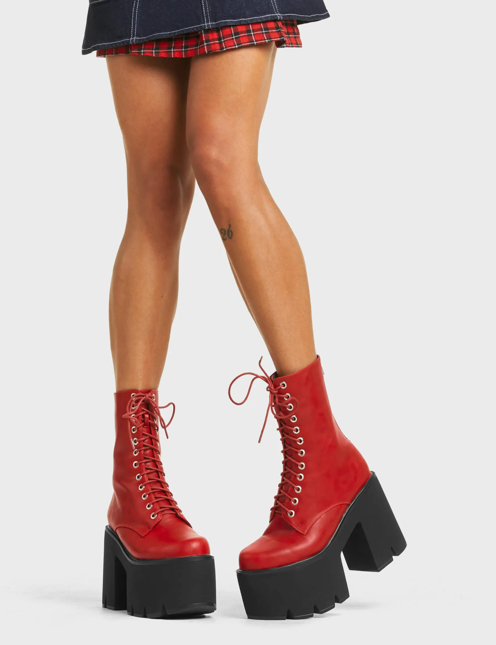 Iconic Chunky Platform Ankle Boots sold by Lamoda