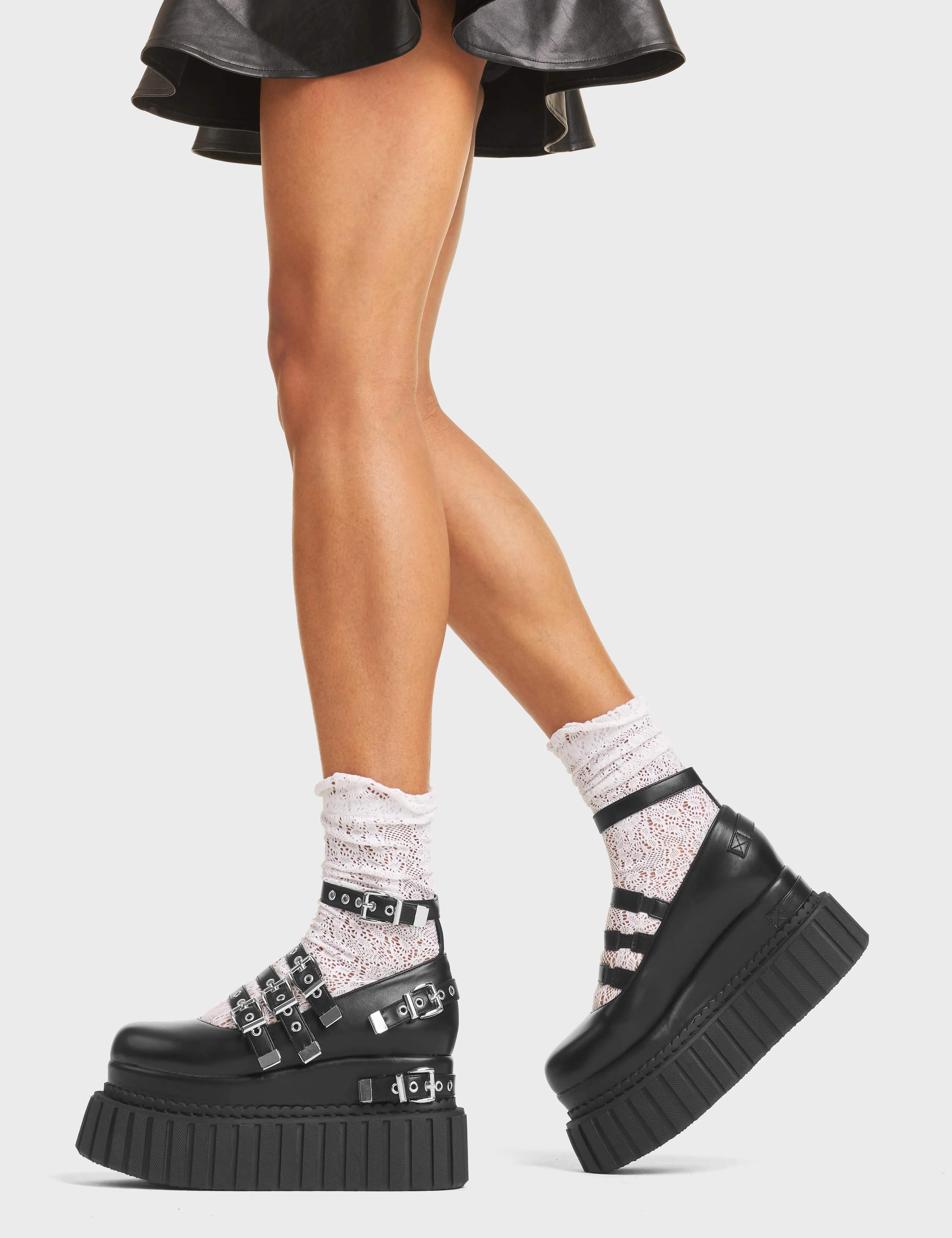Daydreaming Chunky Platform Creeper Shoes sold by Lamoda product image thumbnail 4