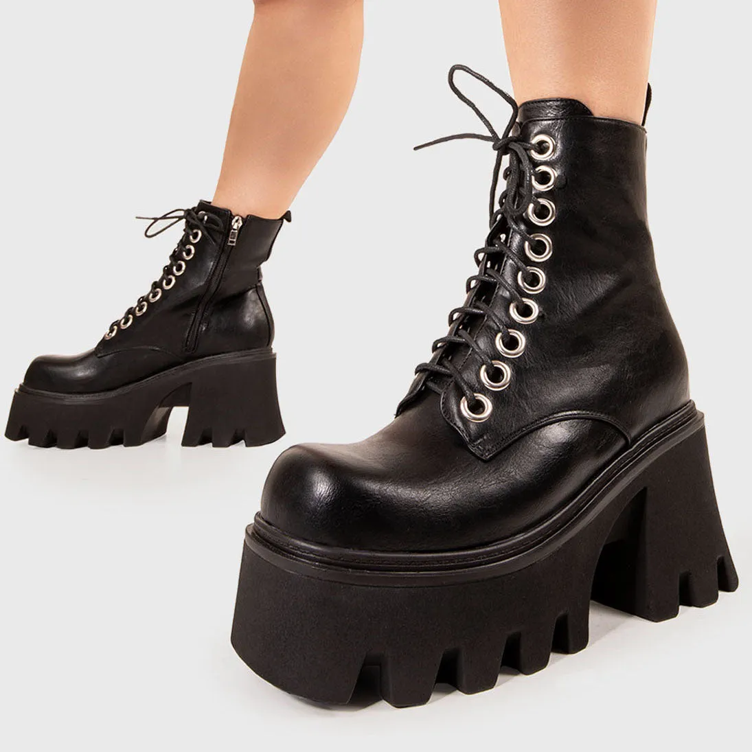 Run To You Chunky Platform Ankle Boots sold by Lamoda product image thumbnail 5
