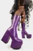 Magnolia Chunky Platform Boots sold by Lamoda