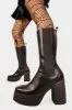 Takeover Platform Calf Boots sold by Lamoda