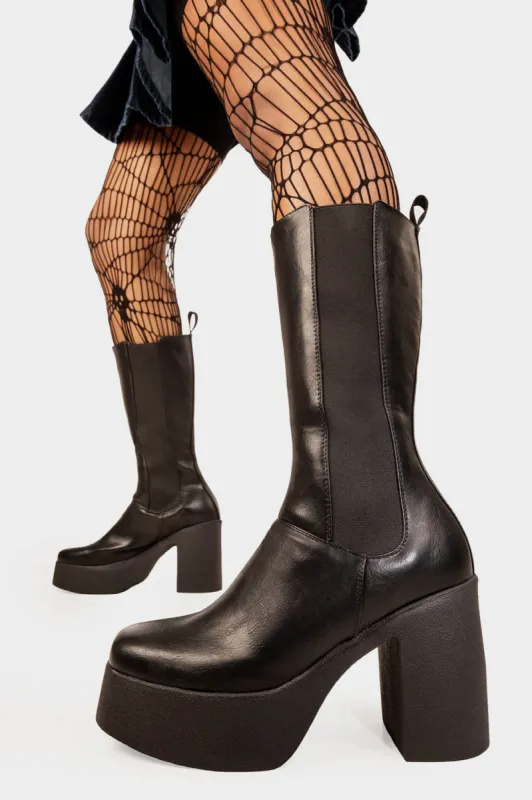 Takeover Platform Calf Boots sold by Lamoda