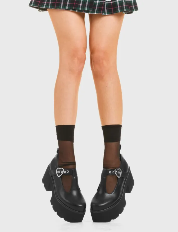 Love Story Chunky Mary Jane Shoes sold by Lamoda