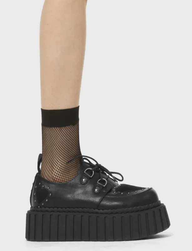 Cryptic Love Chunky Creeper Shoes sold by Lamoda
