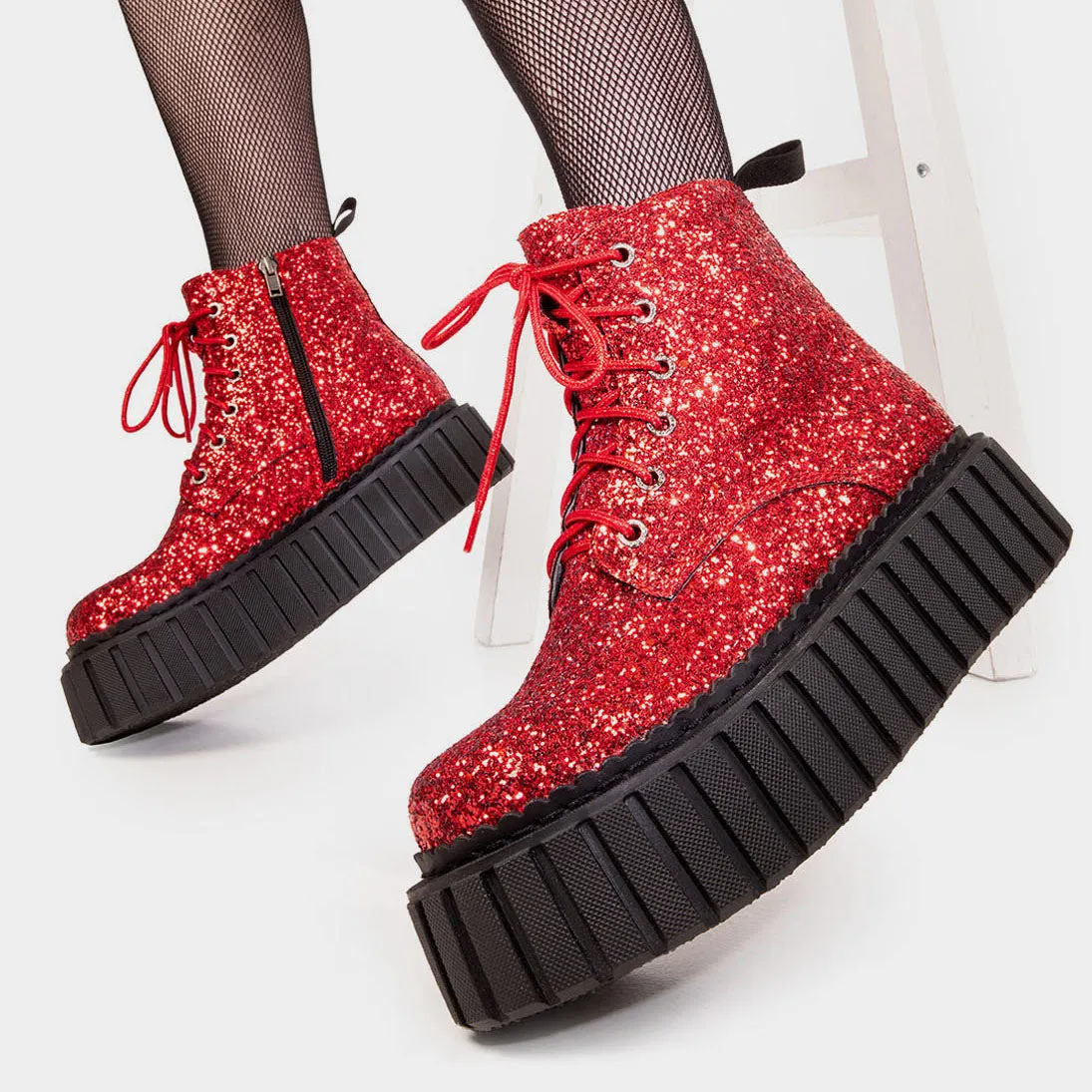 Shooting Star Chunky Ankle Creeper Boots sold by Lamoda product image thumbnail 4