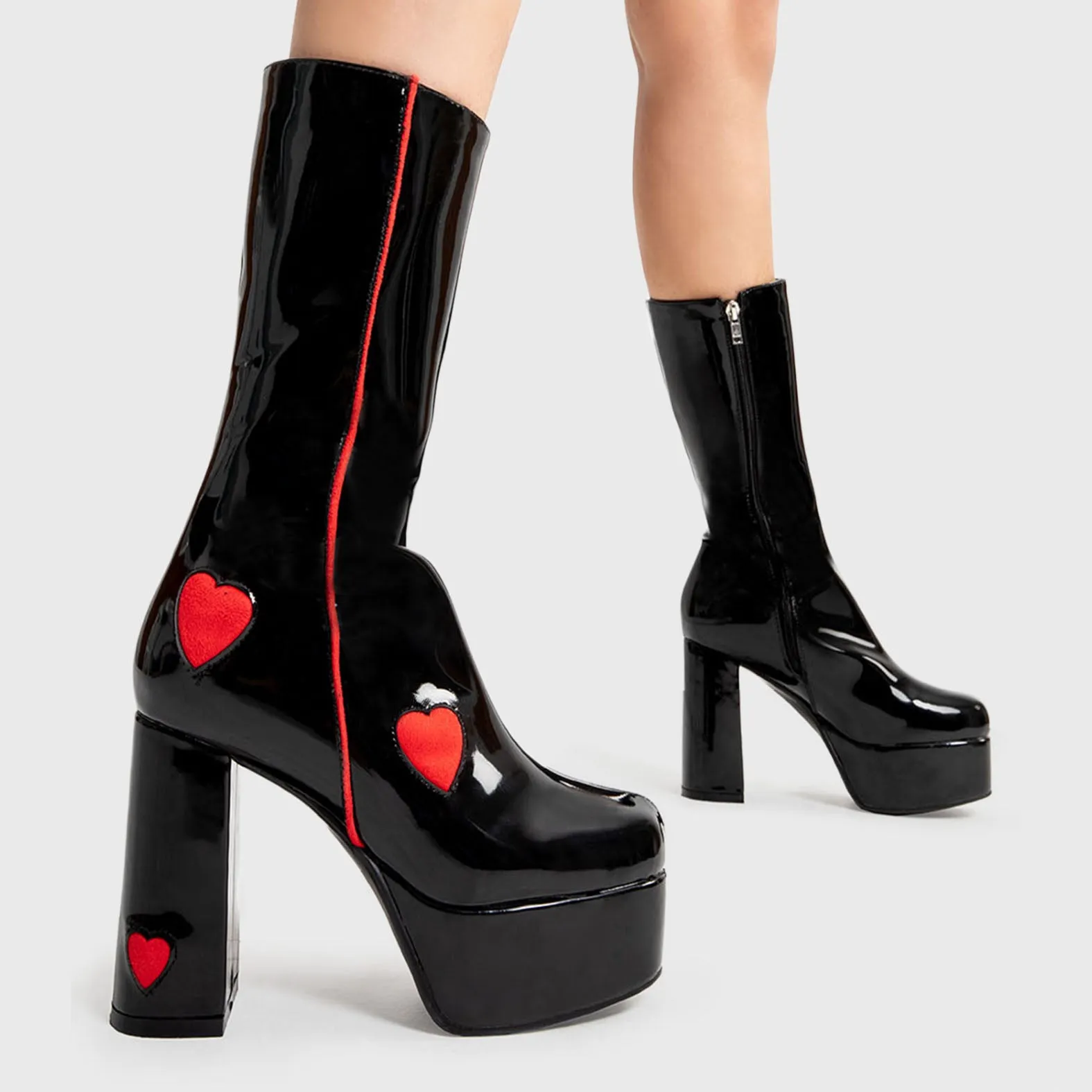 Secret Lovers Platform Calf Boots sold by Lamoda product image thumbnail 4
