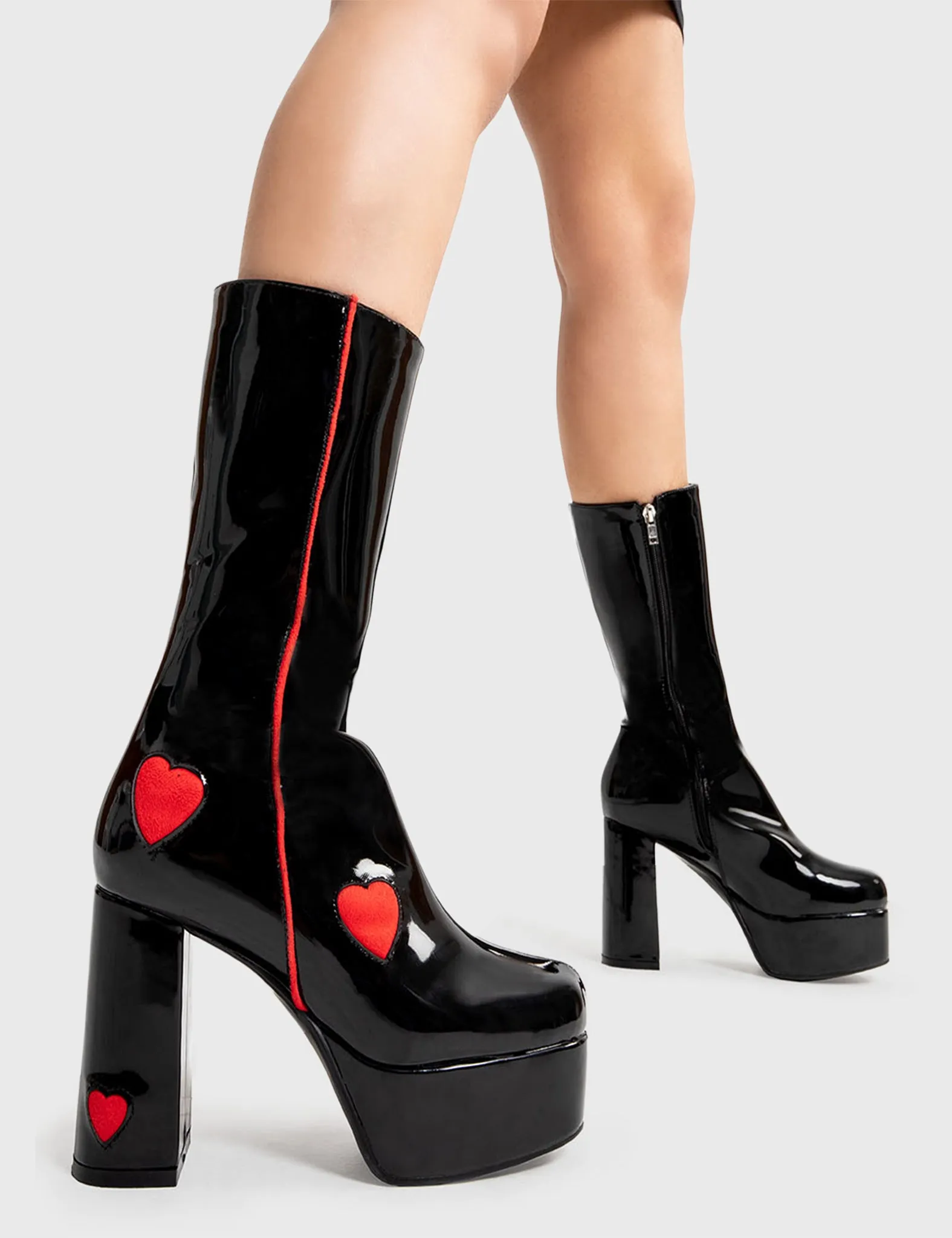 Secret Lovers Platform Calf Boots sold by Lamoda