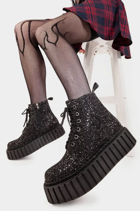 Shooting Star Chunky Ankle Creeper Boots sold by Lamoda