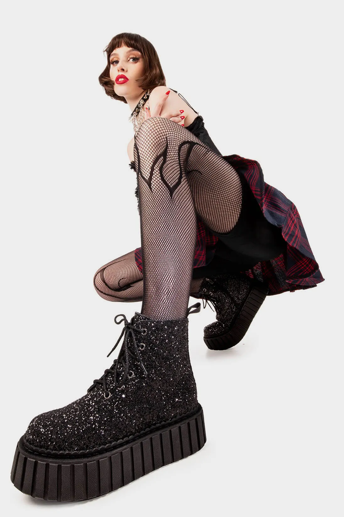 Shooting Star Chunky Ankle Creeper Boots sold by Lamoda product image thumbnail 2