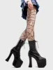 Lamoda Need To Know Women’s Chunky Platform Ankle Boots Black PU Classic sold by Lamoda