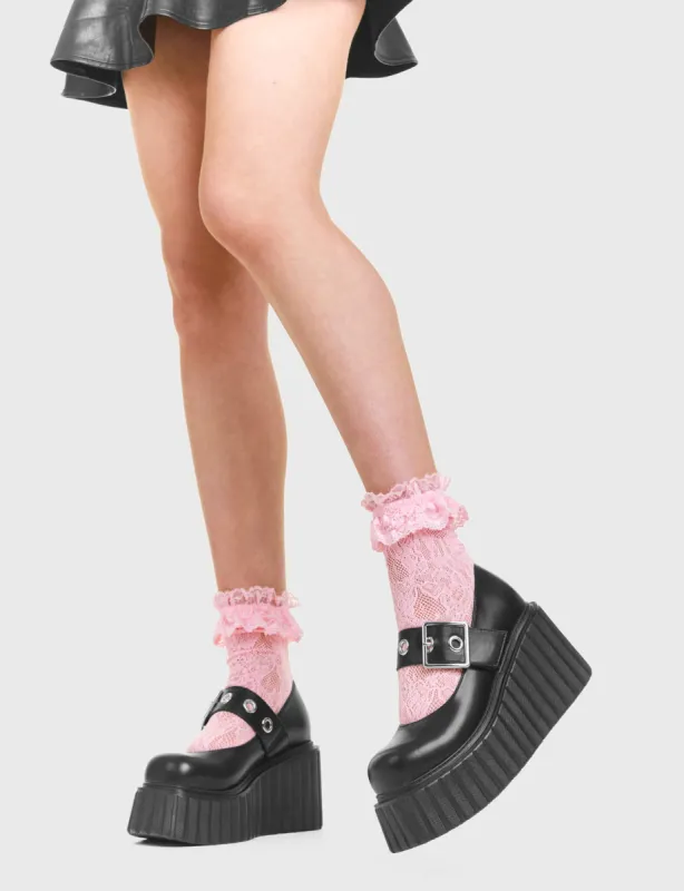 Survivor Chunky Platform Creeper Shoes sold by Lamoda